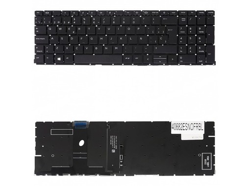 Clavier Espagnol M21740-001 pour HP ProBook 450 G8 455 G8 650 G8 rétroéclairé