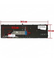 Clavier Espagnol Rétroéclairé 841136-071 pour HP ProBook 650 G3 et 655 G3 avec cadre