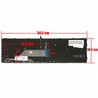 Clavier Espagnol Rétroéclairé 841136-071 pour HP ProBook 650 G3 et 655 G3 avec cadre