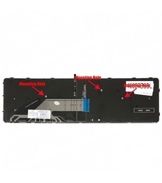Clavier Espagnol Rétroéclairé 841136-071 pour HP ProBook 650 G3 et 655 G3 avec cadre