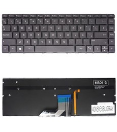 Teclado Español 920694-071 para HP Spectre X360 13-AC 13-AG Gris Retroiluminado