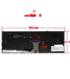 Spanish Keyboard 920694-071 for HP Spectre X360 13-AC Silver Backlit