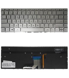 Teclado Español 920694-071 para HP Spectre X360 13-AC Plata Retroiluminado