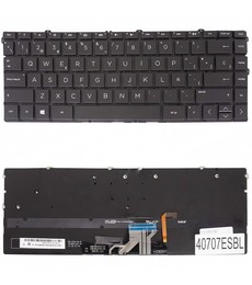 Spanish keyboard L72385-071 for HP Spectre x360 13-AW backlit