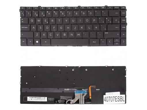 Spanish keyboard L72385-071 for HP Spectre x360 13-AW backlit