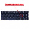 Teclado Espanhol N13298-001 para HP Victus 15-FA 15-FB 16-D 16-E com retroiluminação azul