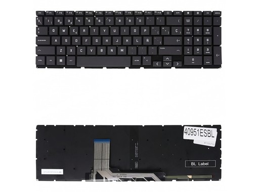 Teclado espanhol retroiluminado N13298-001 para HP Victus 15-FA 15-FB 16-D