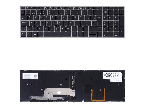 Spanische Tastatur L28407-001 für HP ZBook 15 G5 G6 17 G5 G6 mit Zeiger und Hintergrundbeleuchtung