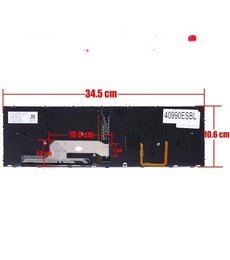 Teclado español L28407-001 para HP ZBook 15 G5 G6 17 G5 G6 con puntero y retroiluminación