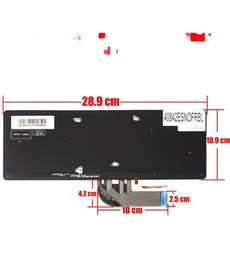 Spanish Keyboard for Asus ExpertBook B9440 90NX0151-R30291 backlit frameless