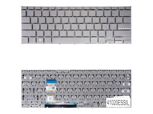 Clavier espagnol 90NB0WP2-R30US1 pour Asus VivoBook 14 Argent sans cadre