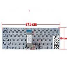 Clavier espagnol V182962CS1 ES pour Asus VivoBook 14 X409 X412 sans cadre