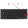 Clavier espagnol V182962CS1 ES pour Asus VivoBook 14 X409 X412 sans cadre