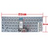 Clavier Espagnol 0KNB0-2612US00 pour Asus VivoBook 14 X409 X412 Argent