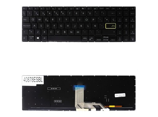 Spanish Keyboard for Asus VivoBook 15 S533 X513 with reference 90NB0SG4-R31FR0
