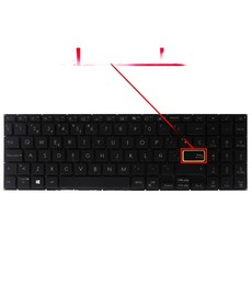 Spanish Keyboard for Asus VivoBook 15 S533 X513 with reference 90NB0SG4-R31FR0
