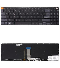 Teclado Espanhol 90NB0UI3-R30US0 para Asus Vivobook 15 Pro M3500 Retroiluminado
