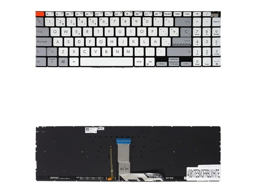 Spanish white keyboard 90NB0UI3-R30US0 for Asus Vivobook 15 Pro M3500