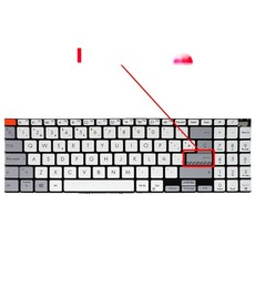 Teclado español blanco 90NB0UI3-R30US0 para Asus Vivobook 15 Pro M3500