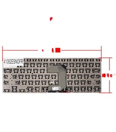 Clavier Espagnol 90NB0HK1-R31PO0 pour Asus VivoBook E406 et L406 sans cadre