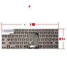Spanish Keyboard 90NB0HK1-R31PO0 for Asus VivoBook E406 and L406 frameless
