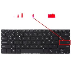 Spanish Keyboard 90NB0HK1-R31PO0 for Asus VivoBook E406 and L406 frameless