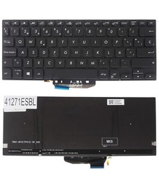 Spanish keyboard for Asus VivoBook Flip 14 TP412 with part number 90NB0N31-R33SP0