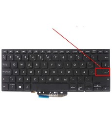 Clavier espagnol pour Asus VivoBook Flip 14 TP412 avec référence 90NB0N31-R33SP0