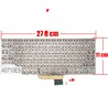 Teclado Espanhol AEXKLU01020 para Asus VivoBook S14 S430 S430FA Sem Moldura