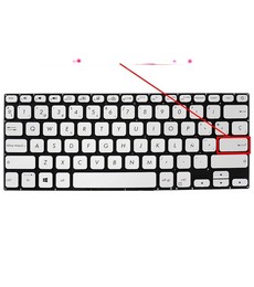 Teclado Espanhol AEXKLU01020 para Asus VivoBook S14 S430 Prateado sem moldura