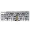 Spanish Keyboard for Asus Vivobook S15 S530 0KNB0-563DCB00 frameless silver color