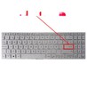 Teclado Espanhol para Asus Vivobook S15 S530 0KNB0-563DCB00 sem moldura cor prata