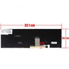 Clavier Espagnol pour Asus Vivobook X521 S533 avec référence 90NB0SE1-R31SP0 rétroéclairé