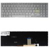 Spanische Tastatur für Asus Vivobook X521 S533 mit Teilenummer 90NB0SE1-R31SP0, hintergrundbeleuchtet und silberfarben.