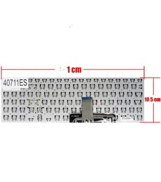 Spanische Tastatur 40711ES für Asus Vivobook X521 S533 E510 rahmenlos