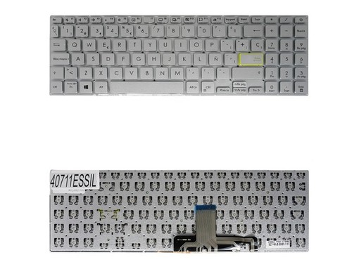Spanish Keyboard for Asus Vivobook X521 S533 with part number 90NB0SE1-R31SP0