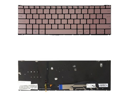 Spanish Keyboard for Asus ZenBook 3 UX390 Pink 90NB0CZ2-R31US0