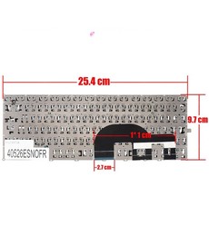 Clavier espagnol 8M5HH pour Dell Inspiron 3135 3137 3138 et série 11-3000 sans cadre