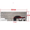 Spanish keyboard 8M5HH for Dell Inspiron 3135 3137 3138 and 11-3000 series frameless