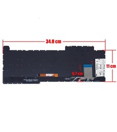 Spanish Keyboard 6037B0237501 for Asus ROG Strix G17 G713 with 4-Zone RGB