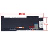 Teclado Espanhol 6037B0237501 para Asus ROG Strix G17 G713 com RGB de 4 Zonas
