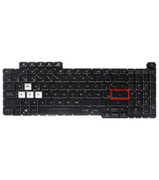 Clavier Espagnol 6037B0237501 pour Asus ROG Strix G17 G713 avec RGB 4 zones