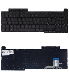 Spanish Keyboard for Asus ROG Strix G17 G713 G733 with reference 0KNR0-691DUS00 and per-key RGB