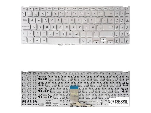 Spanish Keyboard 90NB0K92-R31SP0 for Asus Vivobook 15 X512 Silver