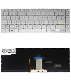Teclado Español para Asus VivoBook S14 S433 40894ESBLSIL - Plata Retroiluminado
