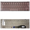 Teclado Espanhol para Asus ZenBook 3 UX390UA 90NB0CZ2-R31US0 cor rosa sem moldura