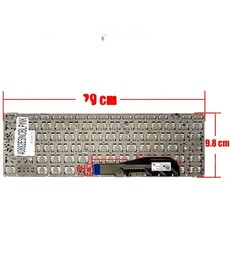 Teclado Español para Asus ZenBook 3 UX390UA 90NB0CZ2-R31US0 color rosa sin marco