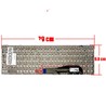 Clavier Espagnol pour Asus ZenBook 3 UX390UA 90NB0CZ2-R31US0 couleur rose sans cadre