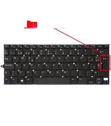 Spanische Tastatur 7W4K6 für Dell Inspiron 11 3000 Serie ohne Rahmen
