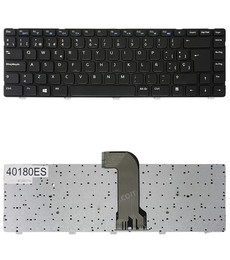 Spanische Tastatur für Dell Inspiron 14 3421 mit Rahmen - Teilenummer 21GXH